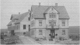 The house and first workshops at Hauptstrasse 69